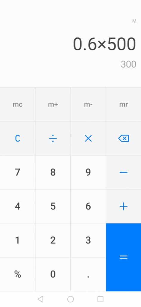 Calculating baker's percentage