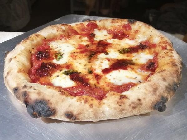 Nduja is an authentic Italian topping used on Neopolitan pizzas