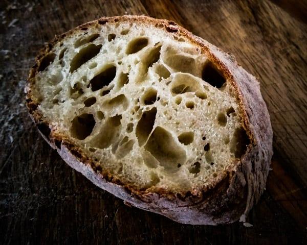 High hydration bread