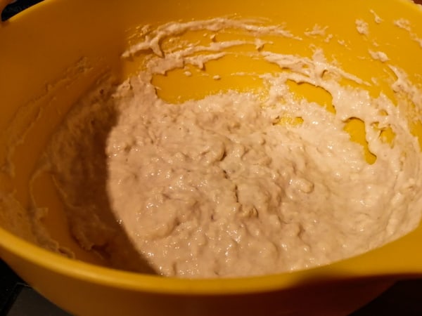 High hydration pizza dough, not Neapolitan pizza dough