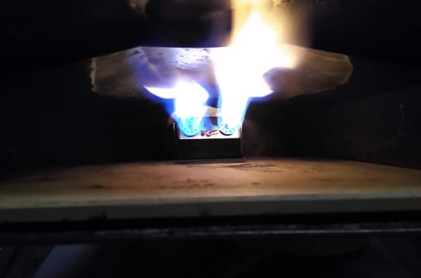 Gas pizza oven