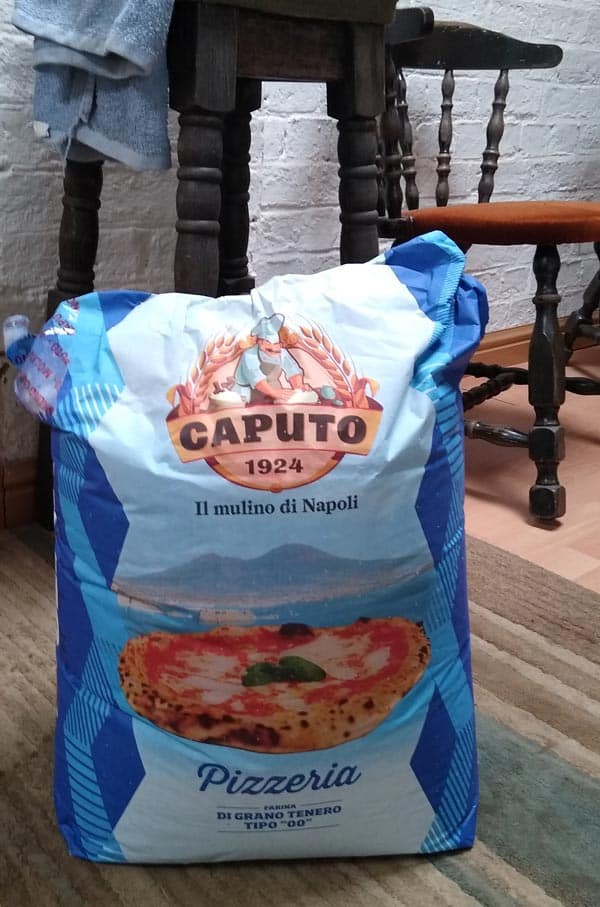 Caputo Pizzeria flour for hand mixed pizza