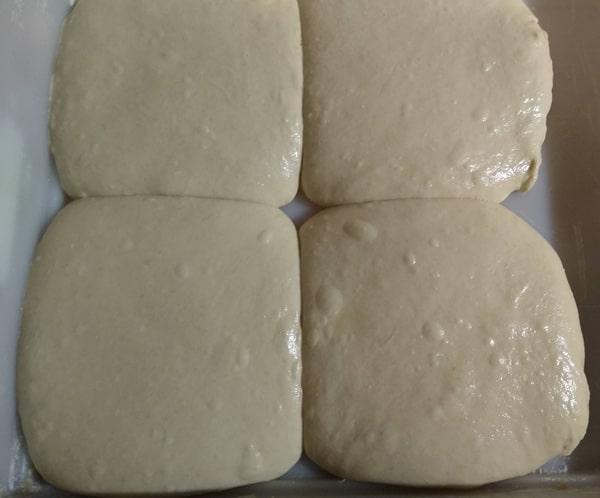 Proofing dough balls at room temperature