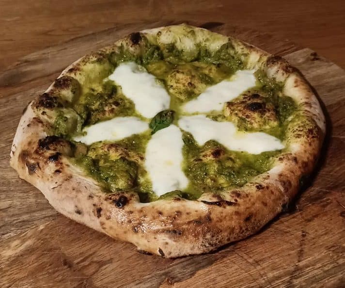 Homemade Pesto Pizza