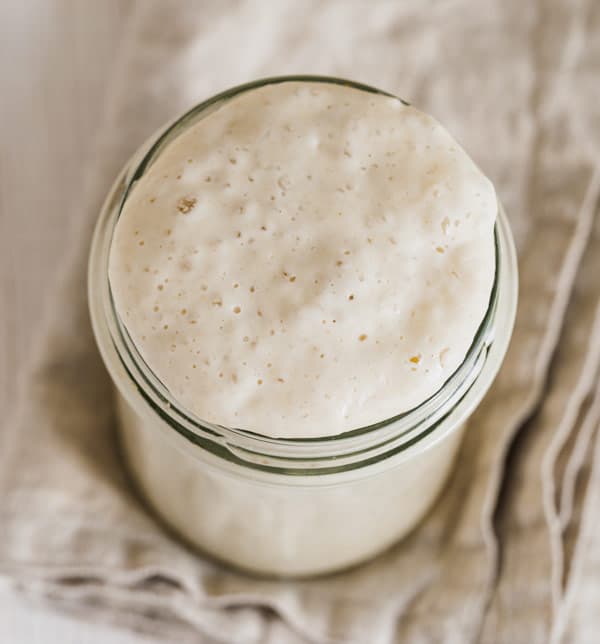 Sourdough starter for pizza