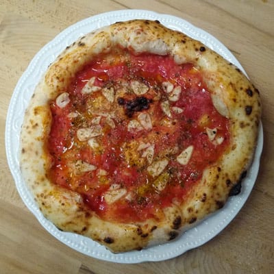 Marinara - pizza with the lowest calories