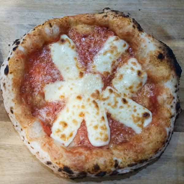 Homemade frozen pizza