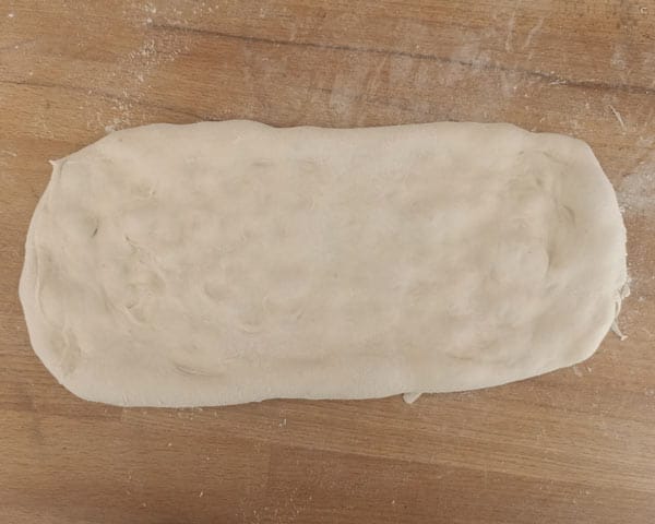 Focaccia dimples