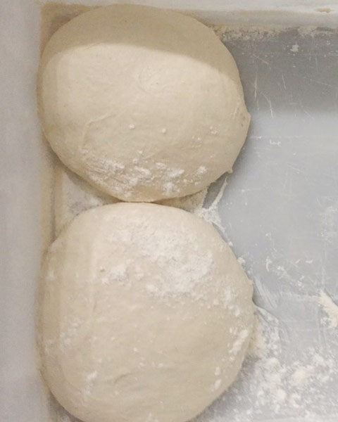 Leftover pizza dough