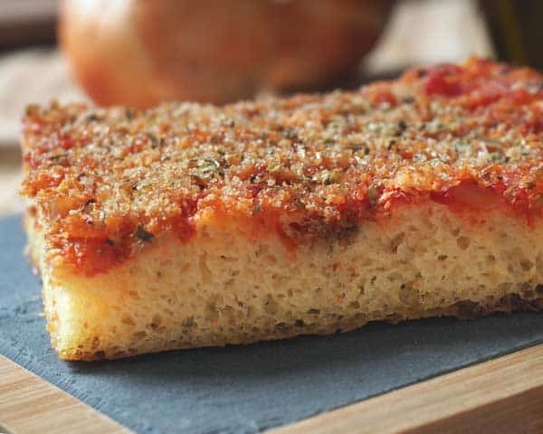 Sicilian pizza